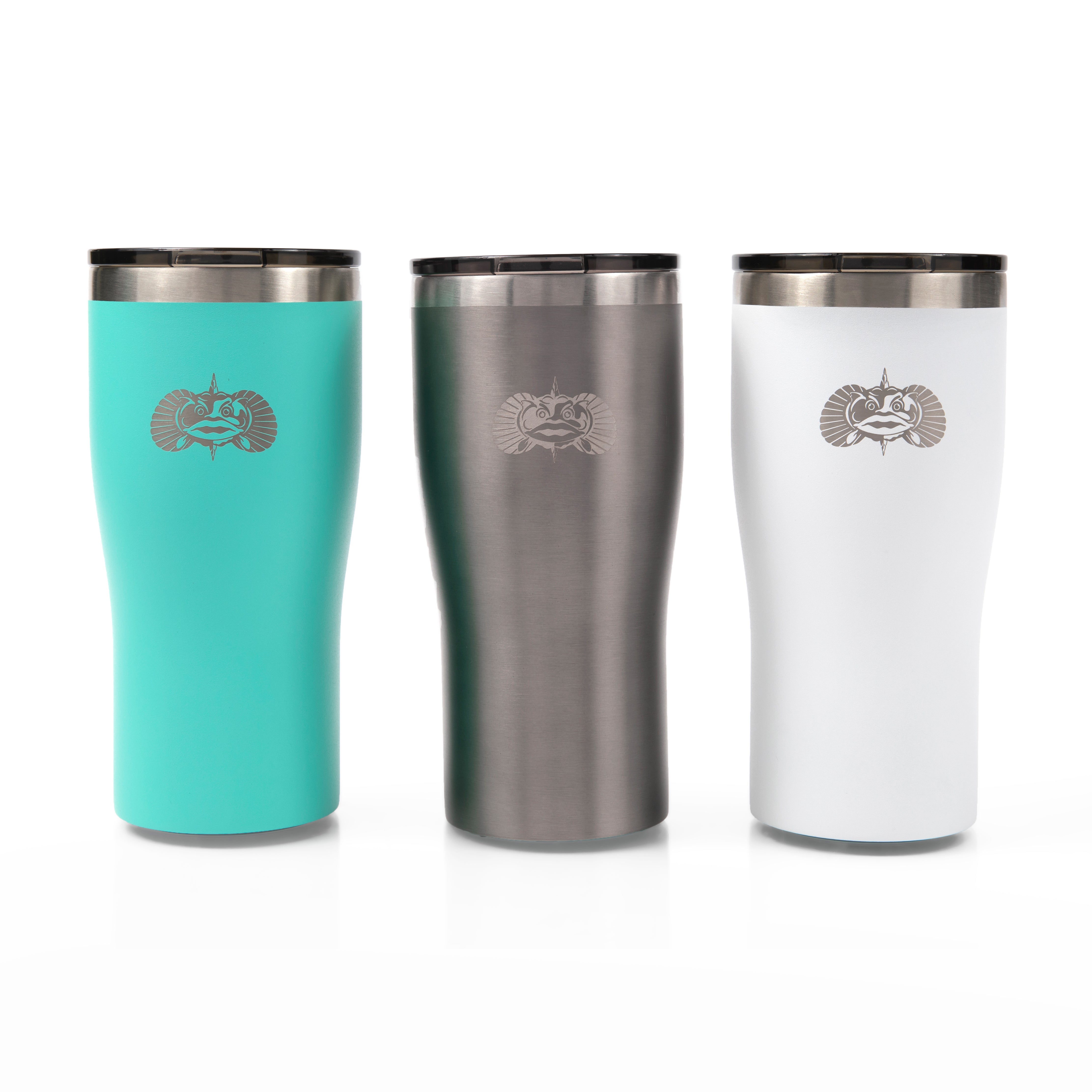 Non-Tipping 20oz Pint Tumbler Smartgrip Tumblers Toadfish