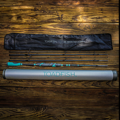 Travel Spinning Rod Combo - Toadfish - Fishing Rods