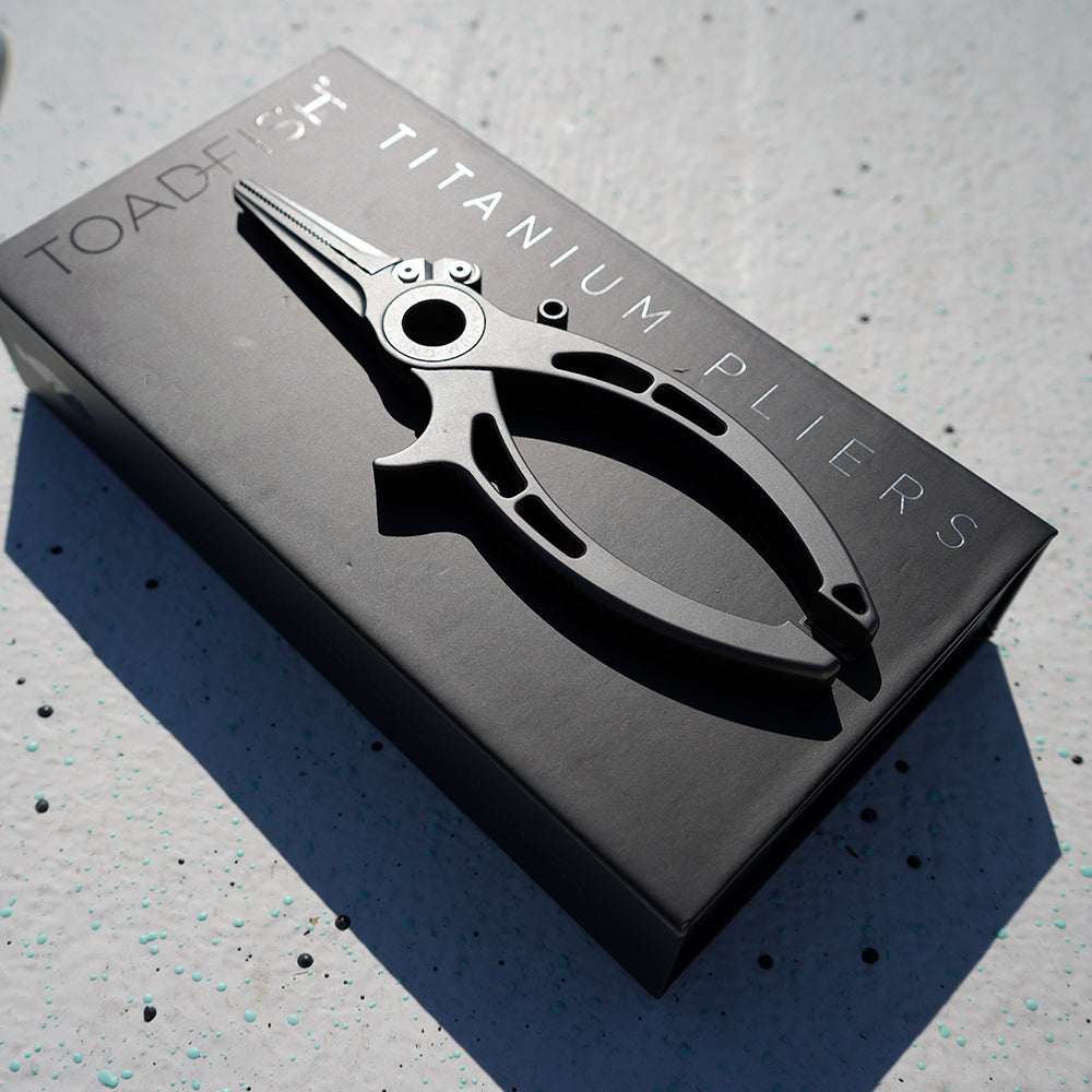 7.5" Titanium Pliers - Toadfish - Fishing Accessories