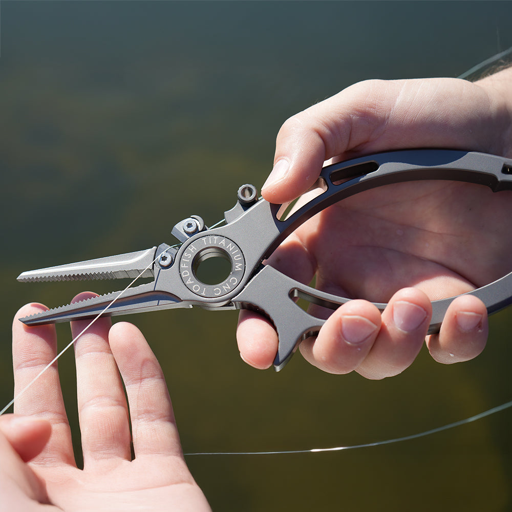 7.5" Titanium Pliers - Toadfish - Fishing Accessories