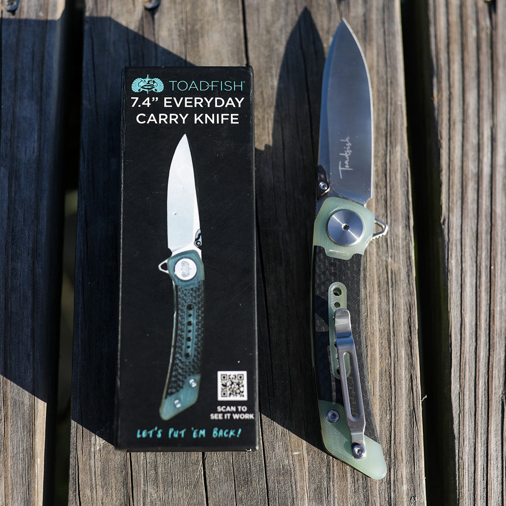 EDC 7'' Pocket Knife - Toadfish - Kitchen Tools & Utensils