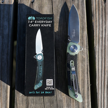 EDC 7'' Pocket Knife - Toadfish - Kitchen Tools & Utensils