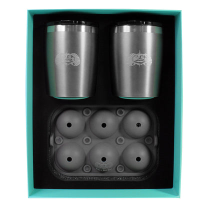 Rocks Tumblers Gift Sets Drinkware Sets Toadfish Graphite 2-pack 