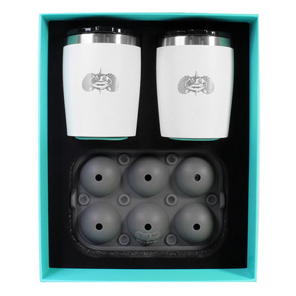 Rocks Tumblers Gift Sets Drinkware Sets Toadfish White 2-pack 