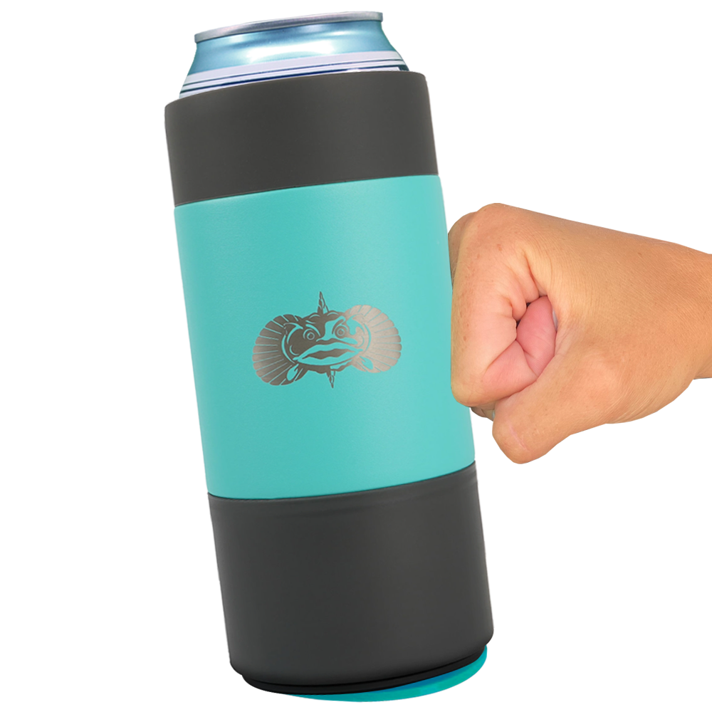 Non-Tipping 16oz Tall Can Cooler Can Coolers Toadfish