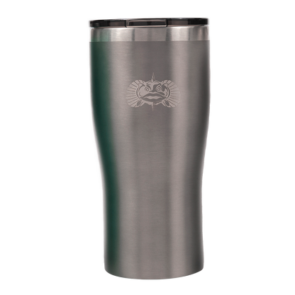 Non-Tipping 20oz Pint Tumbler Smartgrip Tumblers Toadfish Graphite No 