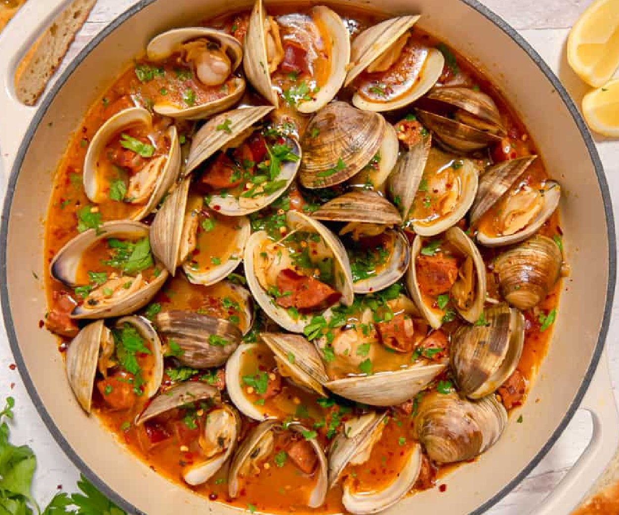 Clams & Chorizo Recipe