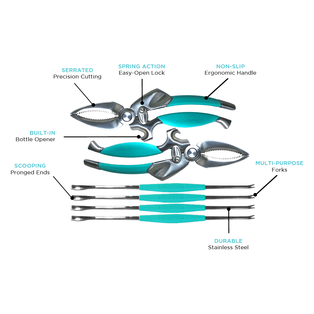 Crab & Lobster Tool Set Kitchen Tools & Utensils Toadfish