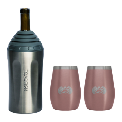 Wine Chiller + Tumbler Gift Sets - Toadfish - Drinkware Sets