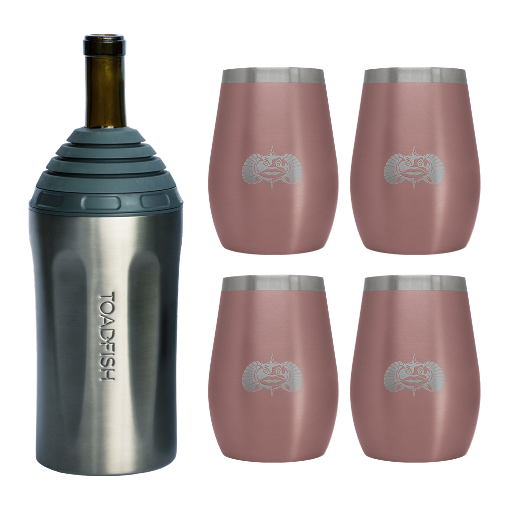 Wine Chiller + Tumbler Gift Sets - Toadfish - Drinkware Sets