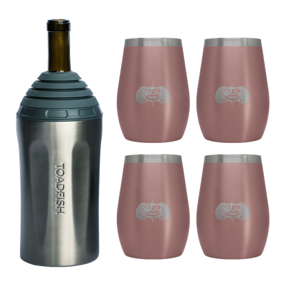 Wine Chiller + Tumbler Gift Sets - Toadfish - Drinkware Sets