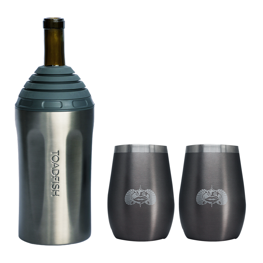 Wine Chiller + Tumbler Gift Sets - Toadfish - Drinkware Sets