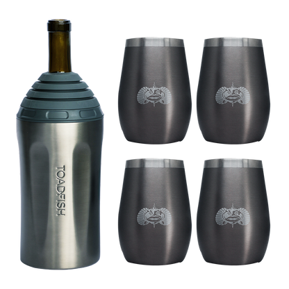Wine Chiller + Tumbler Gift Sets - Toadfish - Drinkware Sets