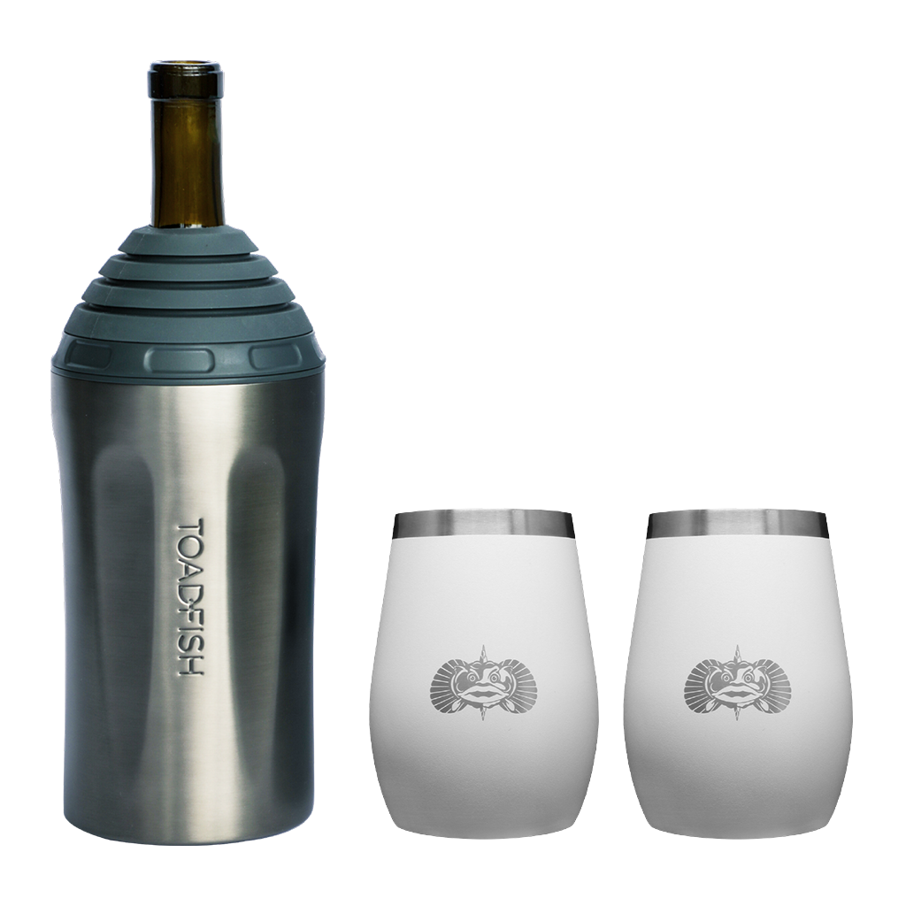 Wine Chiller + Tumbler Gift Sets - Toadfish - Drinkware Sets
