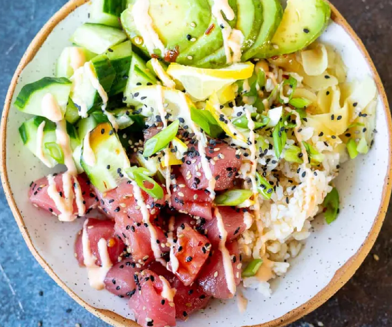Homemade Tuna Poke Bowl Recipe