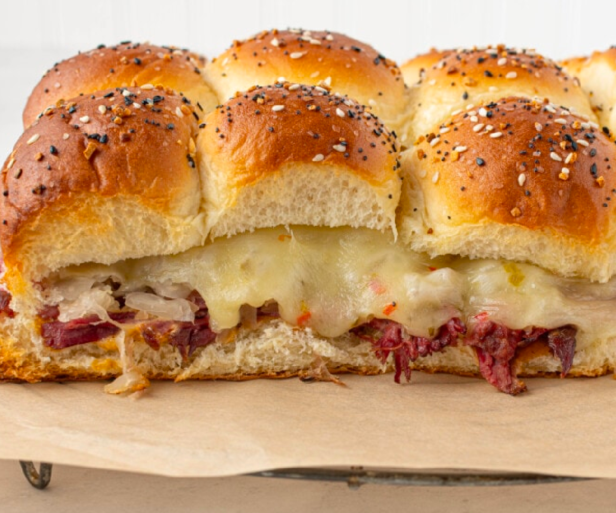 Corned Beef Reuben Sliders Sandwiches