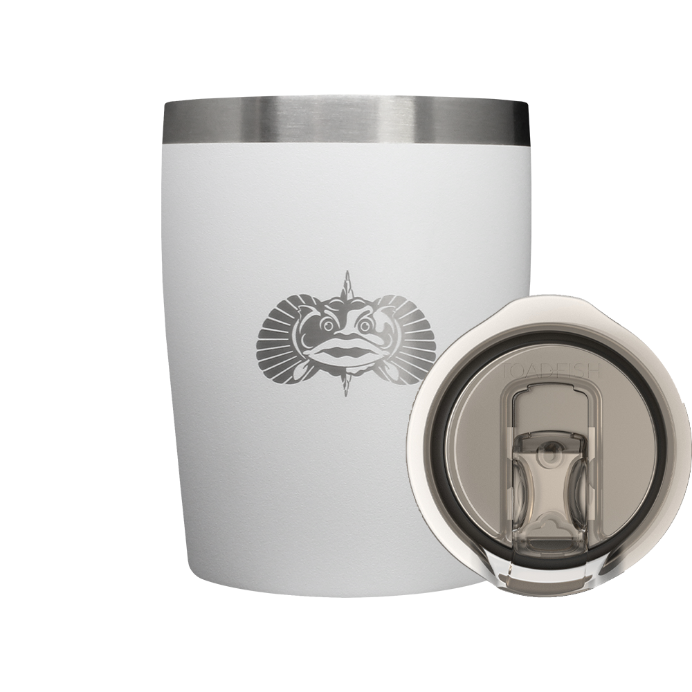 Non-Tipping 10oz Rocks Tumblers Home & Garden Kitchen & Dining Tableware Drinkware Tumblers Toadfish White