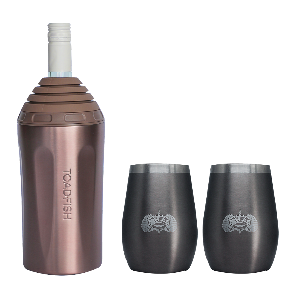 Wine Chiller + Tumbler Gift Sets - Toadfish - Drinkware Sets