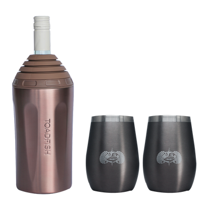 Wine Chiller + Tumbler Gift Sets - Toadfish - Drinkware Sets