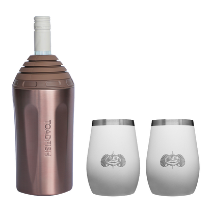 Wine Chiller + Tumbler Gift Sets - Toadfish - Drinkware Sets