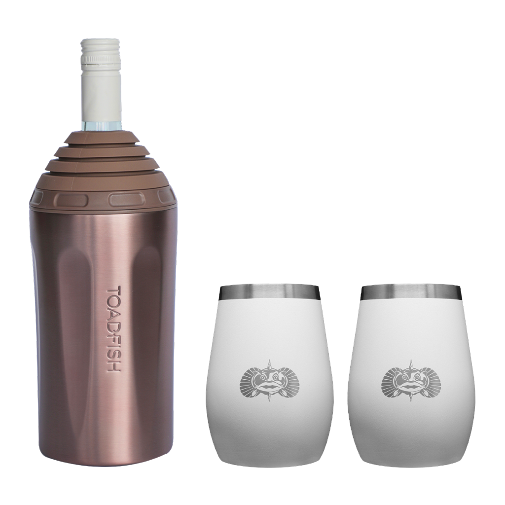 Wine Chiller + Tumbler Gift Sets - Toadfish - Drinkware Sets