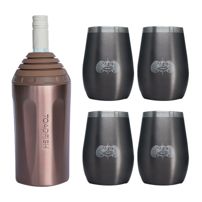 Wine Chiller + Tumbler Gift Sets - Toadfish - Drinkware Sets