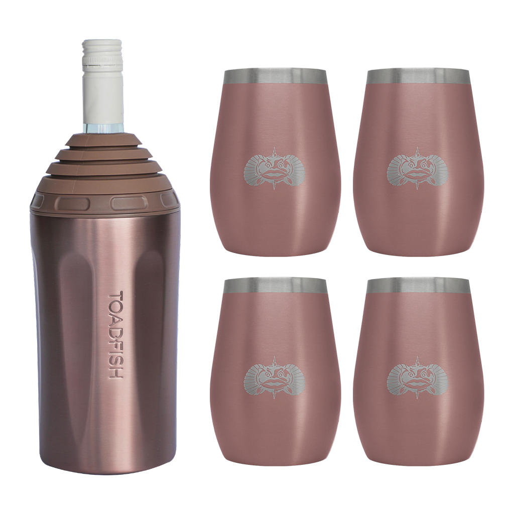 Wine Chiller + Tumbler Gift Sets - Toadfish - Drinkware Sets