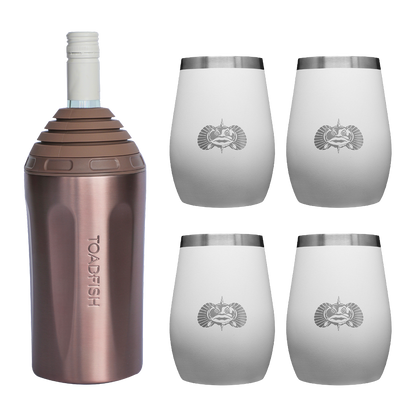 Wine Chiller + Tumbler Gift Sets - Toadfish - Drinkware Sets