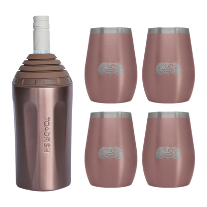 Wine Chiller + Tumbler Gift Sets - Toadfish - Drinkware Sets