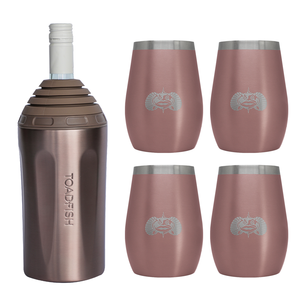 Wine Chiller + Tumbler Gift Sets - Toadfish - Drinkware Sets