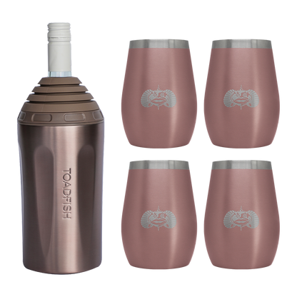 Wine Chiller + Tumbler Gift Sets - Toadfish - Drinkware Sets