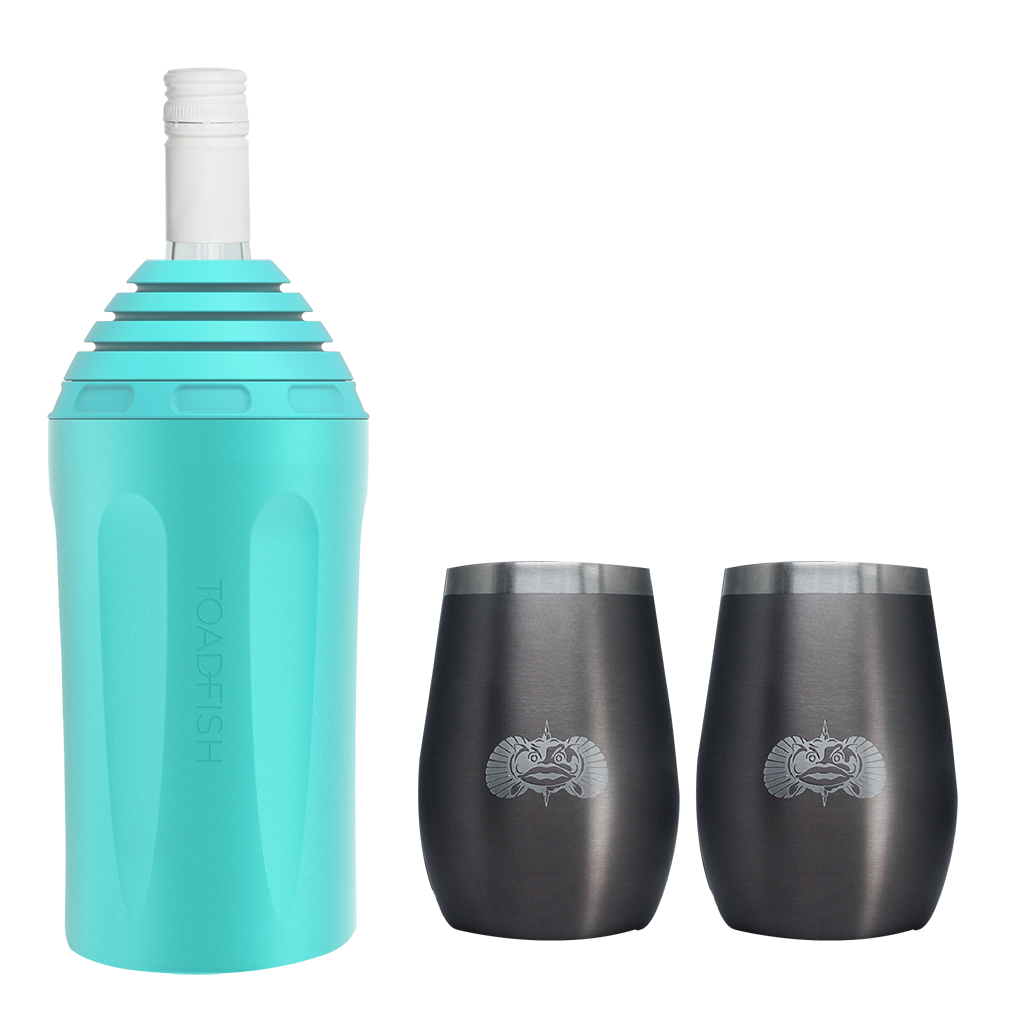 Wine Chiller + Tumbler Gift Sets - Toadfish - Drinkware Sets