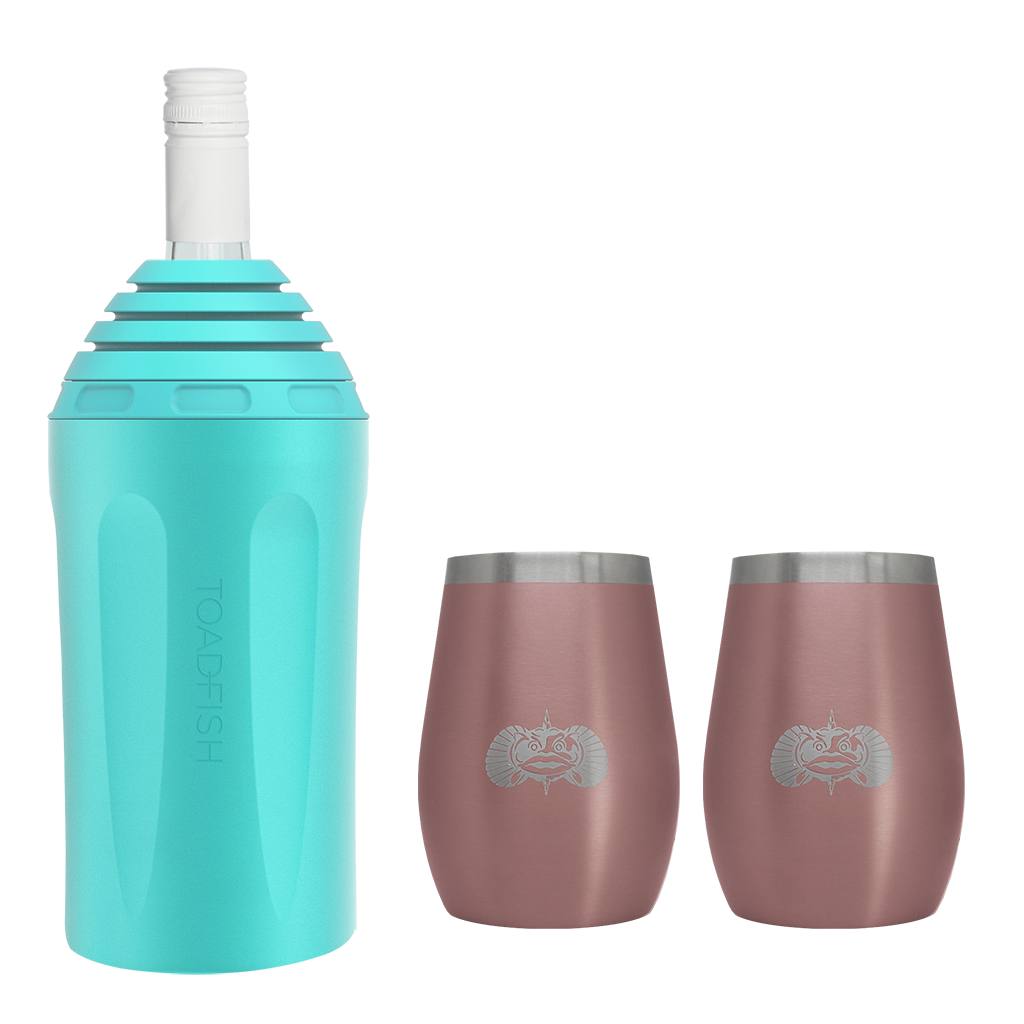 Wine Chiller + Tumbler Gift Sets - Toadfish - Drinkware Sets
