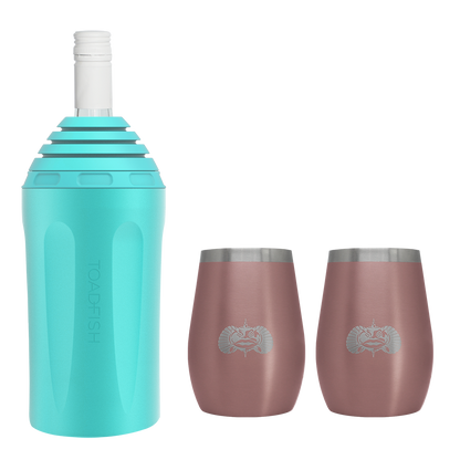 Wine Chiller + Tumbler Gift Sets - Toadfish - Drinkware Sets