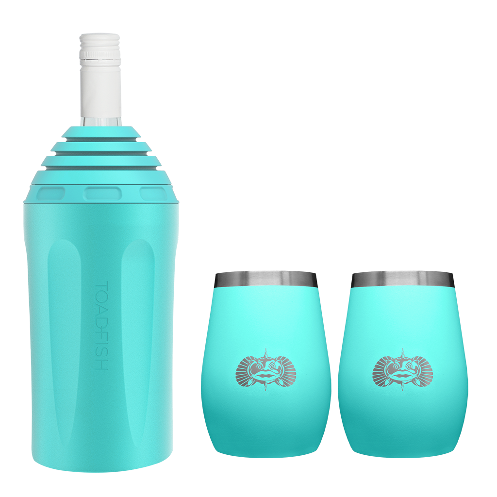 Wine Chiller + Tumbler Gift Sets - Toadfish - Drinkware Sets