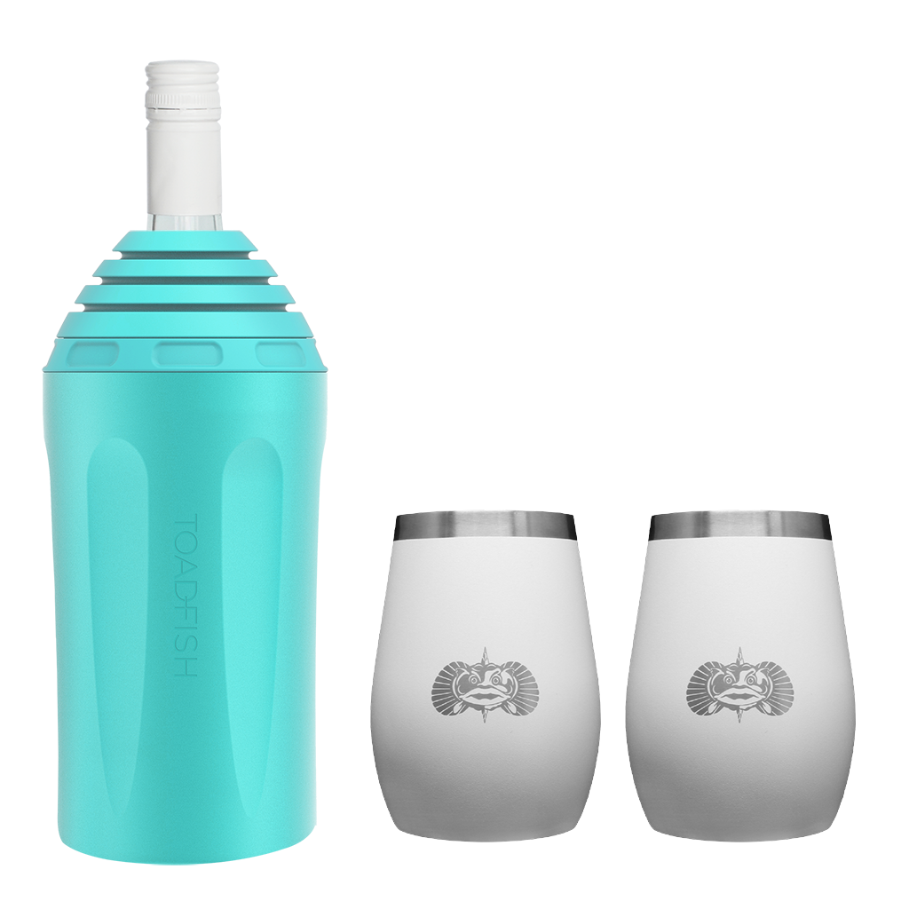 Wine Chiller + Tumbler Gift Sets - Toadfish - Drinkware Sets