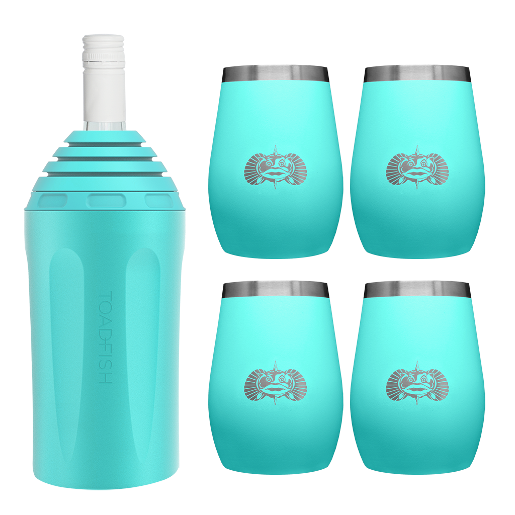 Wine Chiller + Tumbler Gift Sets - Toadfish - Drinkware Sets