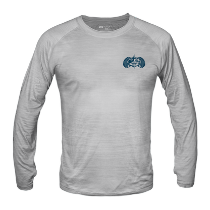 Technical Performance Long-Sleeve Apparel Toadfish Small Heather Grey 