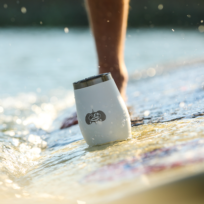 Non-Tipping 10oz Wine Tumblers Smartgrip Tumblers Toadfish 